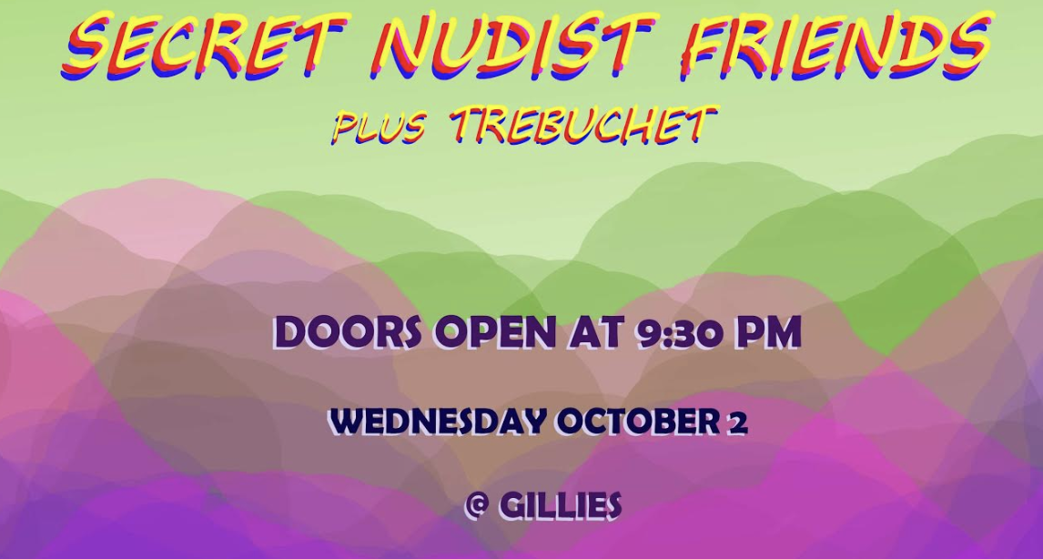 Fall 2019 WUVT Secret Nudist Friends/Trebuchet