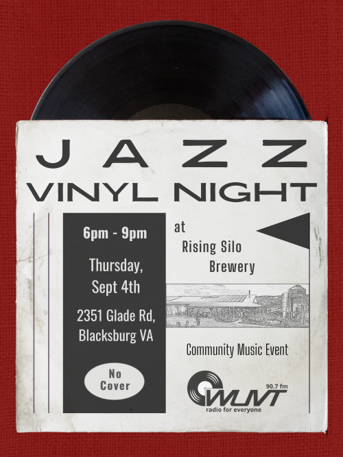 Vinyl Jazz Night Poster